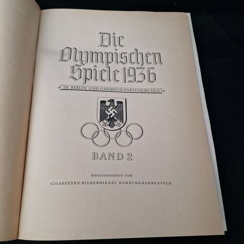 OLYMPIA 1936, BAND II DIE XI. OLYMPISCHEN SPIELE IN BERLIN 1936