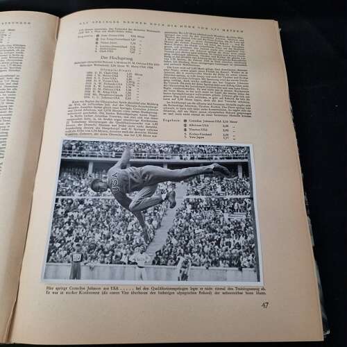 OLYMPIA 1936, BAND II DIE XI. OLYMPISCHEN SPIELE IN BERLIN 1936