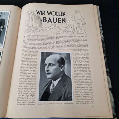 OLYMPIA 1936, BAND I DIE XI. OLYMPISCHEN SPIELE IN BERLIN 1936
