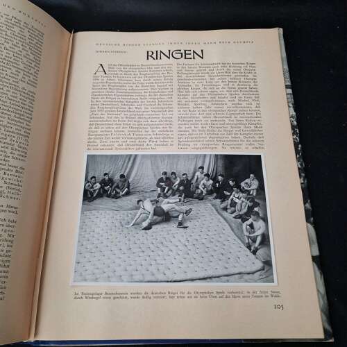 OLYMPIA 1936, BAND I DIE XI. OLYMPISCHEN SPIELE IN BERLIN 1936